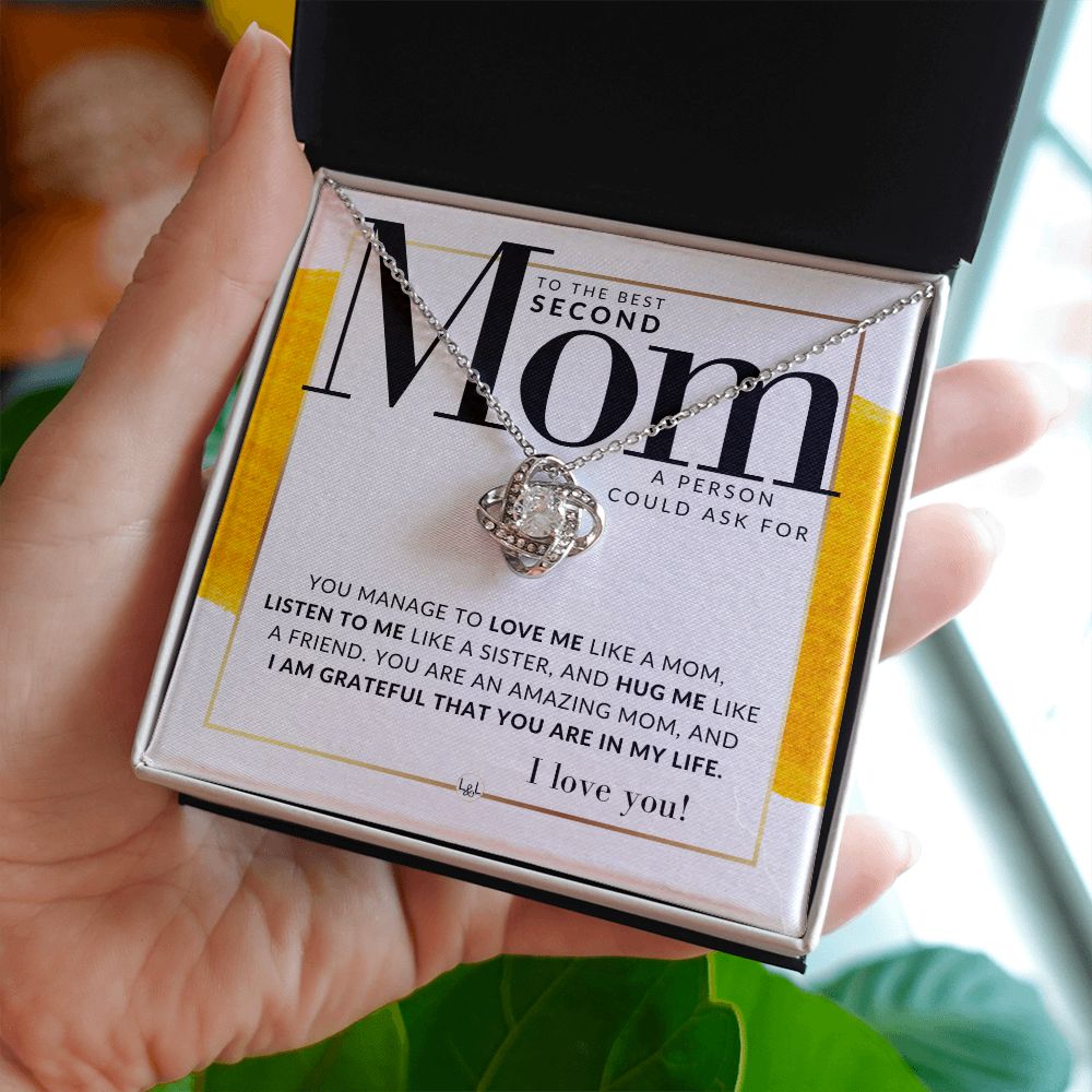 The Best Second Mom Gift - Present for Stepmom, Bonus Mom, Second Mom, Unbiological Mom, or Other Mom - Great For Mother's Day, Christmas, Her Birthday, Or As An Encouragement Gift