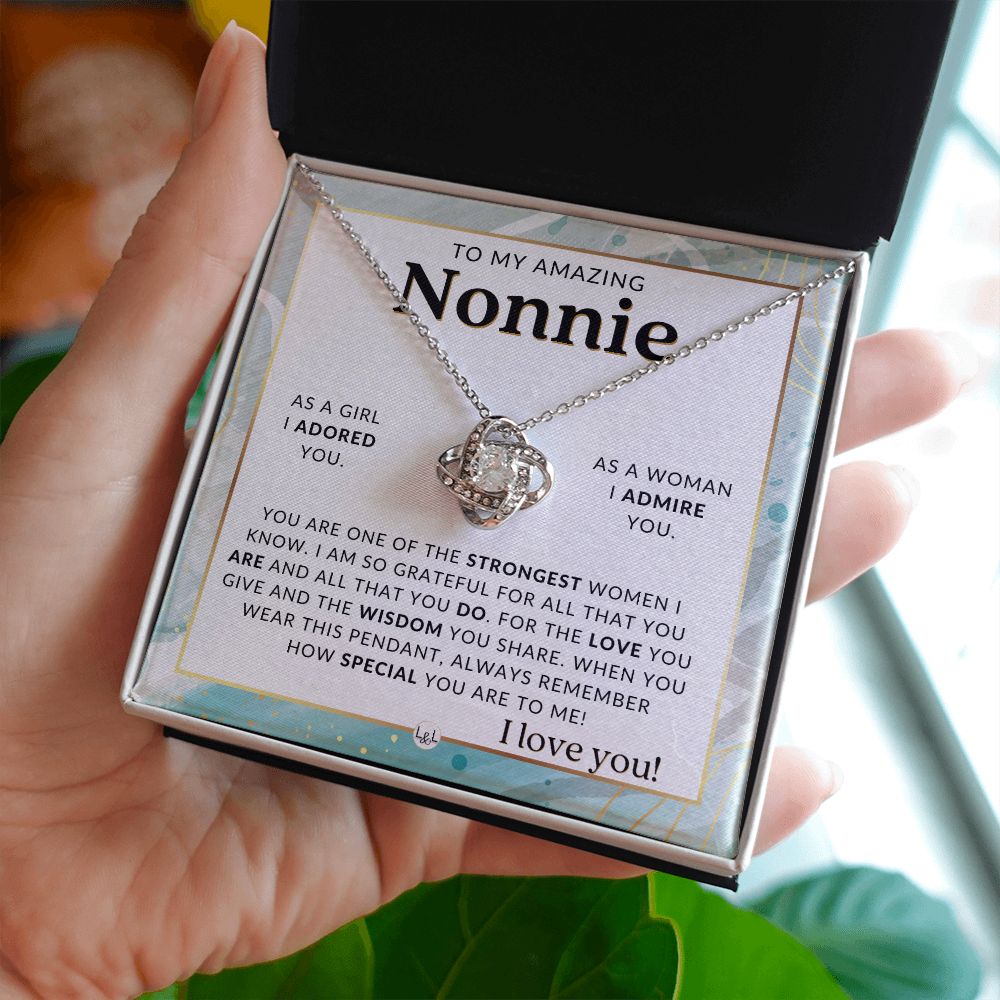 Nonnie Gift From Granddaughter - Sentimental Gift Idea - Great For Mother's Day, Christmas, Her Birthday, Or As An Encouragement Gift
