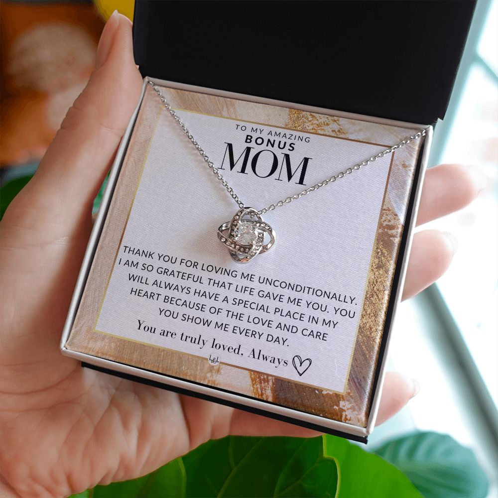 Bonus Mom Gift - Truly Loved - Present for Stepmom, Bonus Mom, Second Mom, Unbiological Mom, or Other Mom - Great For Mother's Day, Christmas, Her Birthday, Or As An Encouragement Gift