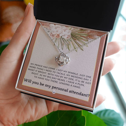 Wedding Personal Attendant Proposal - Will You Be My Helper, Bridal Concierge, Lady in Waiting , Terracotta, Rust And Gold Wedding Theme - Liliana and Liam
