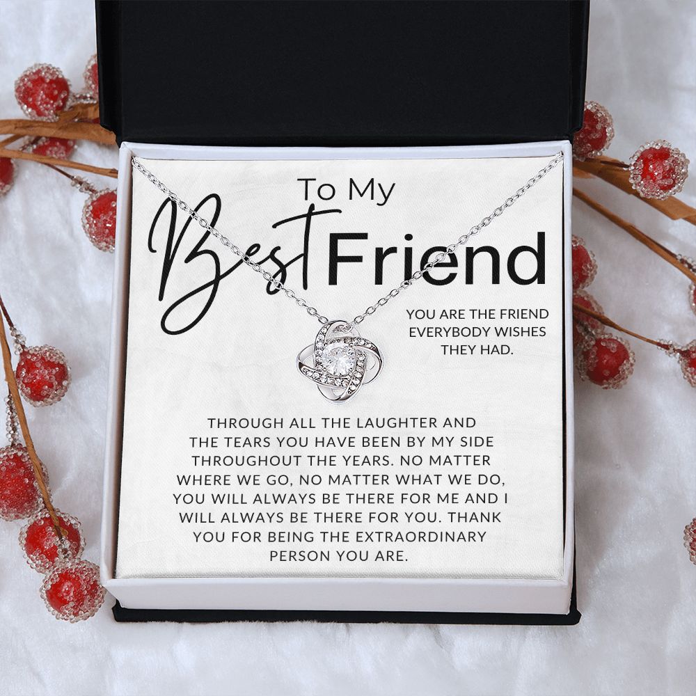 By My Side - For My Best Friend (Female) - Besties, Ride or Die, BFF - Christmas Gift, Birthday Present, Galantines Day Gifts