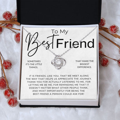 The Little Things - For My Best Friend (Female) - Besties, Ride or Die, BFF - Christmas Gift, Birthday Present, Galantines Day Gifts