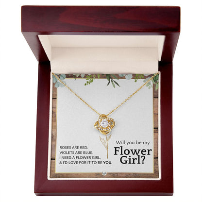 Flower Girl Proposal - Will You Be My Flower Girl - Wedding Parry Accessories , Rustic and Wood Wedding Theme - Liliana and Liam