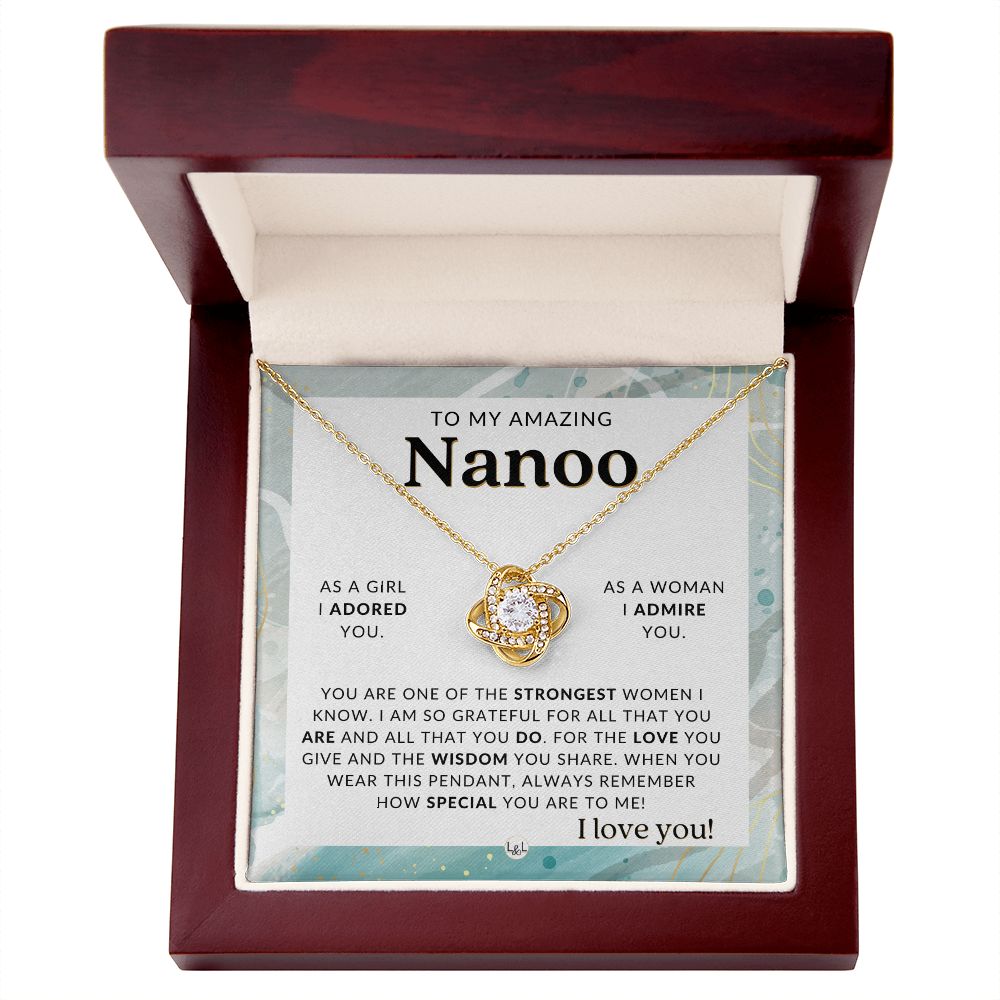 Nanoo Gift From Granddaughter - Sentimental Gift Idea - Great For Mother's Day, Christmas, Her Birthday, Or As An Encouragement Gift