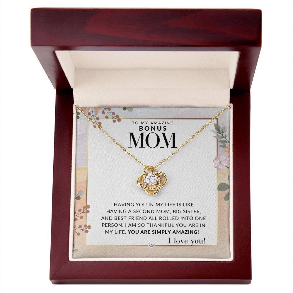 Bonus Mom Necklace Step Mom Gift Bonus Mom Gift Bonus Mom Christmas Gift  04-ne-bonus Mom 