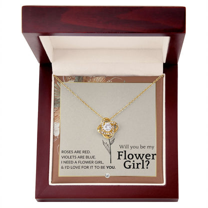 Flower Girl Proposal, Custom Name - Will You Be My Flower Girl - Wedding Parry Accessories , Terracotta, Rust And Gold Wedding Theme - Liliana and Liam