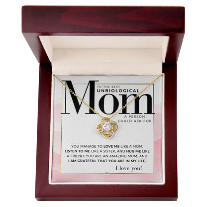 The Best Unbiological Mom Gift - Present for Stepmom, Bonus Mom, Second Mom, Unbiological Mom, or Other Mom - Great For Mother's Day, Christmas, Her Birthday, Or As An Encouragement Gift - Liliana and Liam