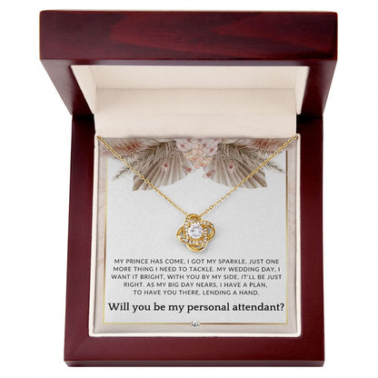 Wedding Personal Attendant Proposal - Will You Be My Helper, Bridal Concierge, Lady in Waiting , Pink Floral and Boho Wedding Theme - Liliana and Liam