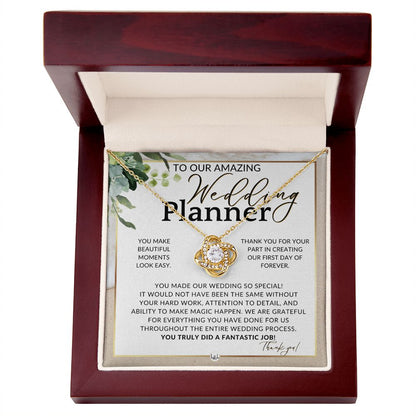 Wedding Event Planner Gift - Thank You From The Couple - Gratitude Gift, Token of Appreciation , Beach and Destination Wedding Theme - Liliana and Liam