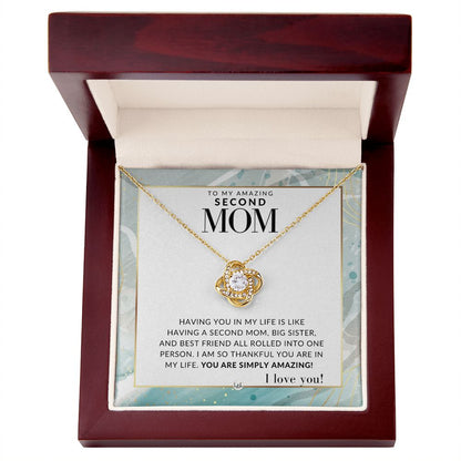 Amazing Second Mom Gift - Present for Stepmom, Bonus Mom, Second Mom, Unbiological Mom, or Other Mom - Great For Mother's Day, Christmas, Her Birthday, Or As An Encouragement Gift - Liliana and Liam