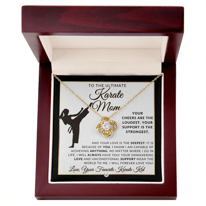 Karate Mom (female) Gift - Ultimate Sports Mom Gift Idea - Great For Mother's Day, Christmas, Her Birthday, Or As An End Of Season Gift - Liliana and Liam