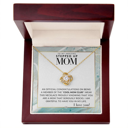 Stepped Up Mom Gift - Cool Mom Club - Present for Stepmom or Stepmother - Great For Mother's Day, Christmas, Her Birthday, Or As An Encouragement Gift - Liliana and Liam