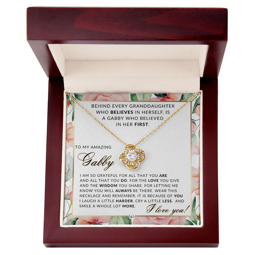 Gabby Gift From Granddaughter - Thoughtful Gift Idea - Great For Mother's Day, Christmas, Her Birthday, Or As An Encouragement Gift