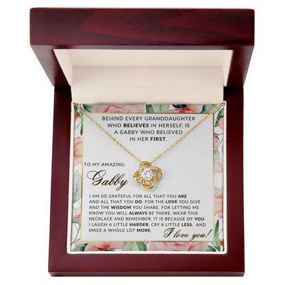 Gabby Gift From Granddaughter - Thoughtful Gift Idea - Great For Mother's Day, Christmas, Her Birthday, Or As An Encouragement Gift - Liliana and Liam