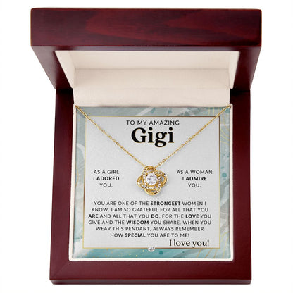 Gigi Gift From Granddaughter - Sentimental Gift Idea - Great For Mother's Day, Christmas, Her Birthday, Or As An Encouragement Gift - Liliana and Liam