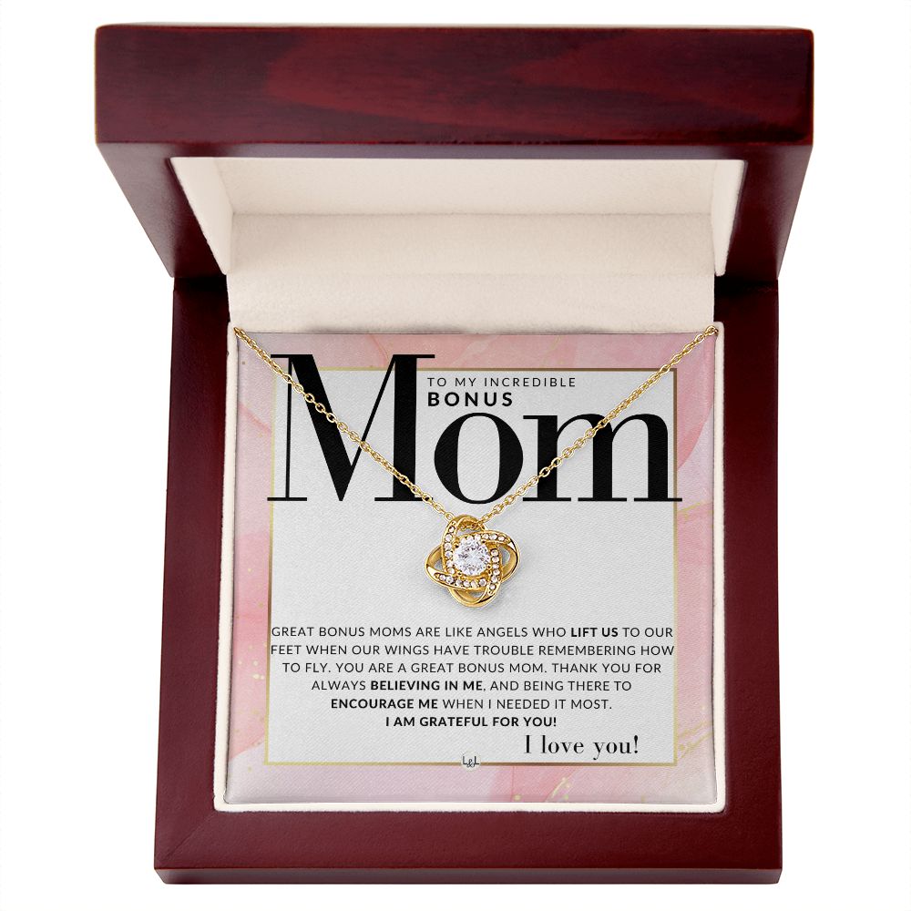 Bonus Mom Gift - Present for Stepmom, Bonus Mom, Second Mom, Unbiological Mom, or Other Mom - Great For Mother's Day, Christmas, Her Birthday, Or As An Encouragement Gift