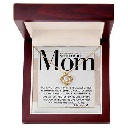 Incredible Stepped Up Mom Gift - Present for Stepmom or Stepmother - Great For Mother's Day, Christmas, Her Birthday, Or As An Encouragement Gift