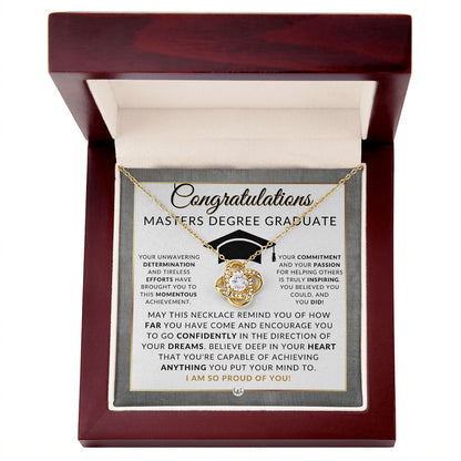Graduation Gifts For Her For Masters Degree Graduate - Graduation Gift Idea For Her - Liliana and Liam