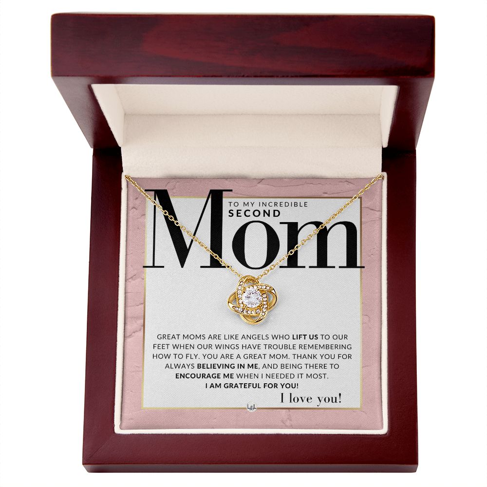 Second Mom Gift - Present for Stepmom, Bonus Mom, Second Mom, Unbiological Mom, or Other Mom - Great For Mother's Day, Christmas, Her Birthday, Or As An Encouragement Gift