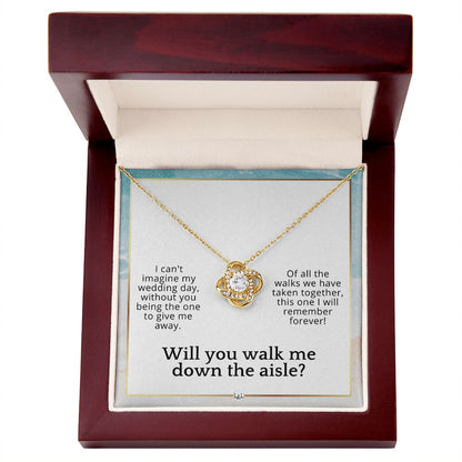Will You Walk Me Down The Aisle - Give Me Away Proposal From The Bride - Of All The Walks Taken , Beach and Destination Wedding Theme - Liliana and Liam