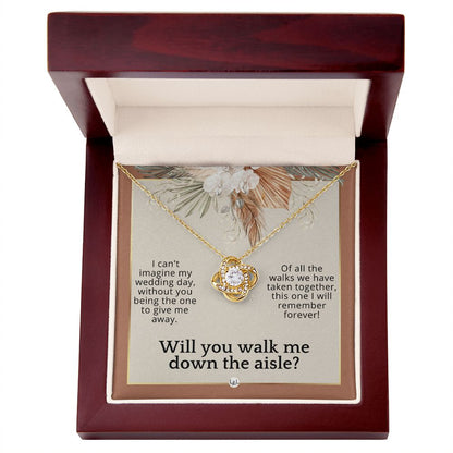 Will You Walk Me Down The Aisle_ Give Me Away Proposal From The Bride - Of All The Walks Taken , Terracotta, Rust And Gold Wedding Theme - Liliana and Liam