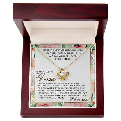 G - Ma Gift From Granddaughter - Thoughtful Gift Idea - Great For Mother's Day, Christmas, Her Birthday, Or As An Encouragement Gift - Liliana and Liam