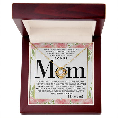 Unique Bonus Mom Gift - Present for Stepmom, Bonus Mom, Second Mom, Unbiological Mom, or Other Mom - Great For Mother's Day, Christmas, Her Birthday, Or As An Encouragement Gift - Liliana and Liam