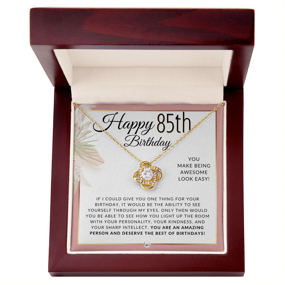 85th Birthday Gift For Her - Necklace For 85 Year Old - Beautiful Woman's Birthday Pendant Jewelry