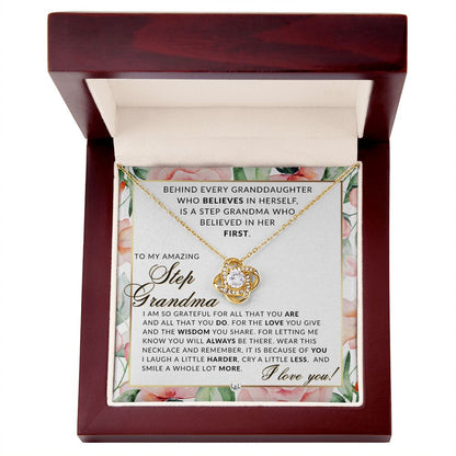Step Grandma Gift From Granddaughter - Thoughtful Gift Idea - Great For Mother's Day, Christmas, Her Birthday, Or As An Encouragement Gift - Liliana and Liam
