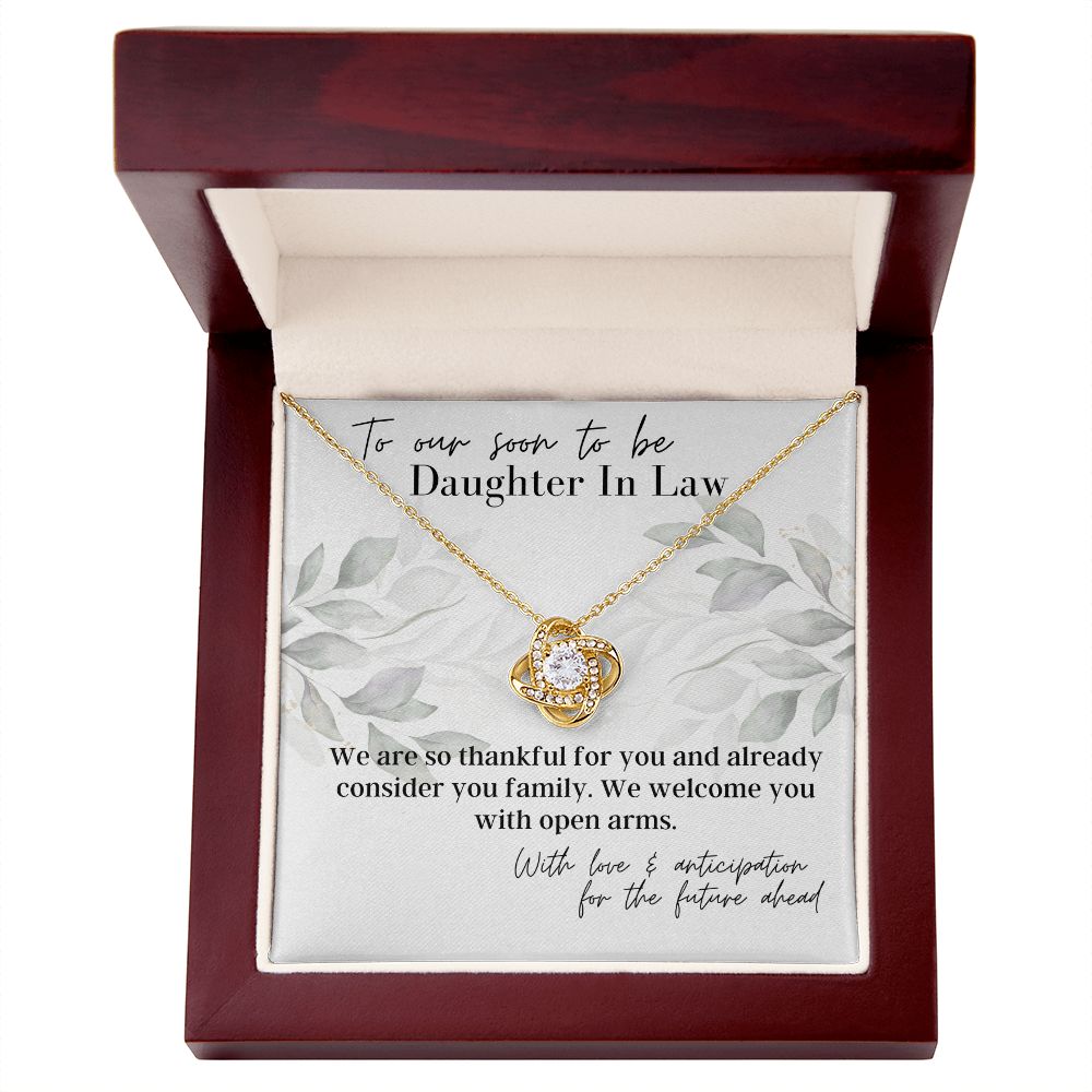 With Love - To My Future Daughter In Law - Gift From Mother In Law -  Necklace - Christmas Gifts, Birthday Present, Engagement Gift, Wedding Present