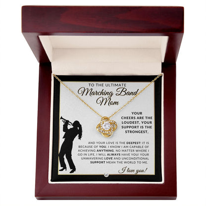 Marching Band Mom Necklace - Amazing Moms - Thoughtful Gift Idea - Liliana and Liam