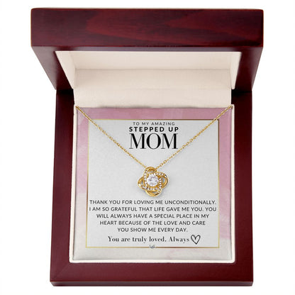 Stepped Up Mom Gift - Truly Loved - Present for Stepmom or Stepmother - Great For Mother's Day, Christmas, Her Birthday, Or As An Encouragement Gift - Liliana and Liam