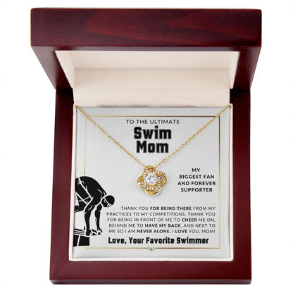 Swim Mom Gift - Male Swimmer - Sports Mom Gift Idea - Great For Mother's Day, Christmas, Her Birthday, Or As An End Of Season Gift - Liliana and Liam