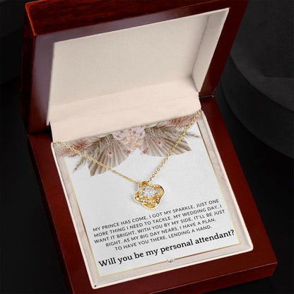 Wedding Personal Attendant Proposal - Will You Be My Helper, Bridal Concierge, Lady in Waiting , Pink Floral and Boho Wedding Theme - Liliana and Liam
