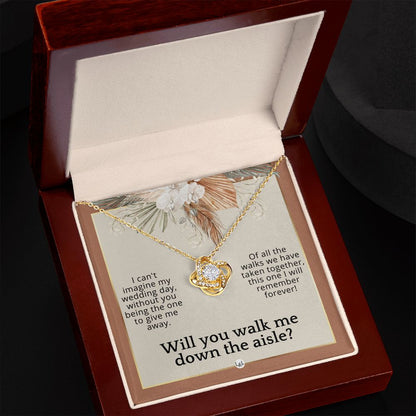 Will You Walk Me Down The Aisle_ Give Me Away Proposal From The Bride - Of All The Walks Taken , Terracotta, Rust And Gold Wedding Theme - Liliana and Liam
