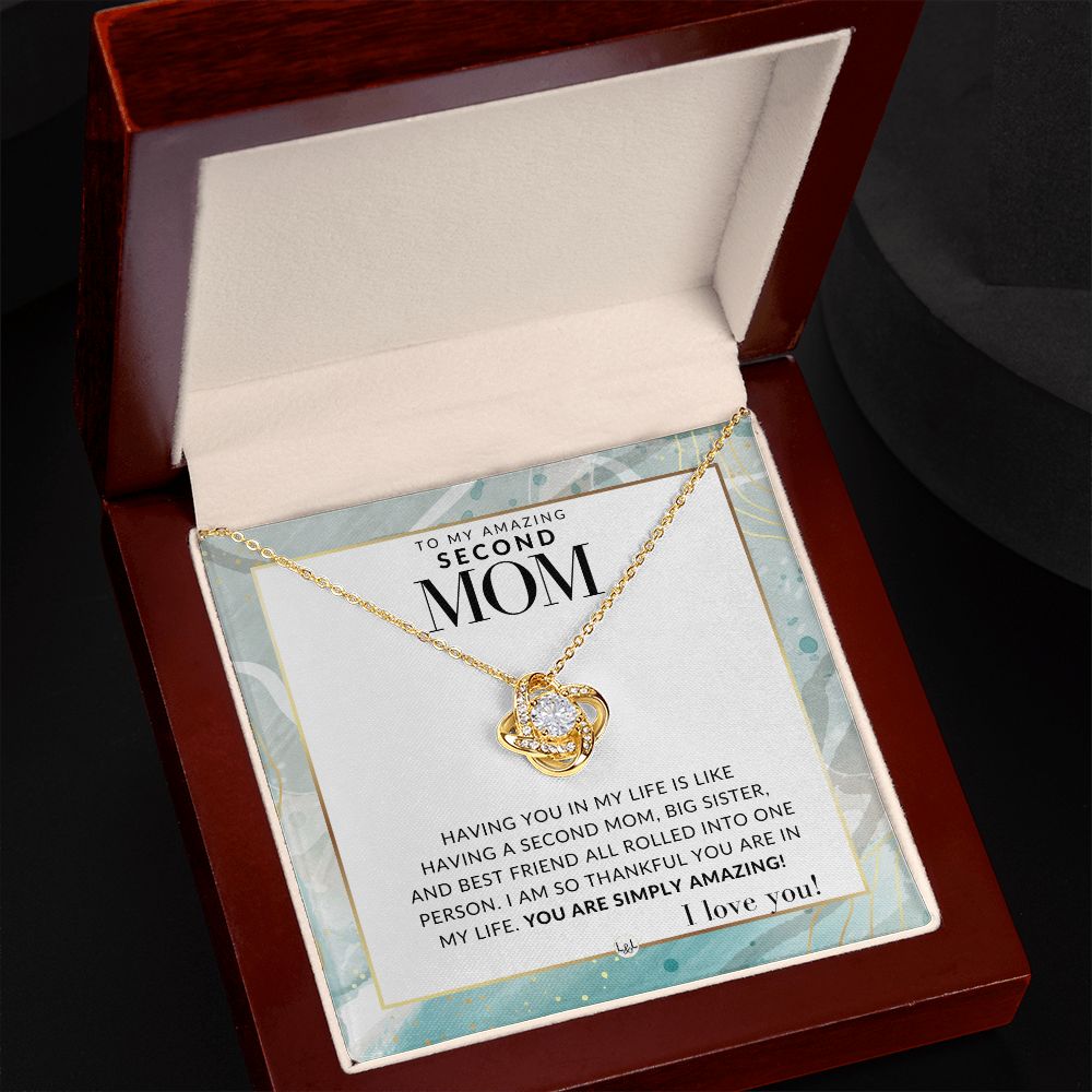 Amazing Second Mom Gift - Present for Stepmom, Bonus Mom, Second Mom, Unbiological Mom, or Other Mom - Great For Mother's Day, Christmas, Her Birthday, Or As An Encouragement Gift
