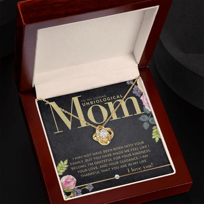 Gift For Loving Unbiological Mom - Present for Stepmom, Bonus Mom, Second Mom, Unbiological Mom, or Other Mom - Great For Mother's Day, Christmas, Her Birthday, Or As An Encouragement Gift