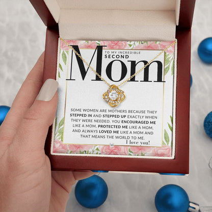 Incredible Second Mom Gift - Present for Stepmom, Bonus Mom, Second Mom, Unbiological Mom, or Other Mom - Great For Mother's Day, Christmas, Her Birthday, Or As An Encouragement Gift