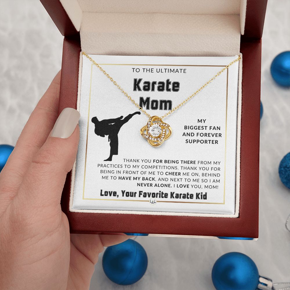 Karate Mom Gift - Male Karate Kid -  Sports Mom Gift Idea - Great For Mother's Day, Christmas, Her Birthday, Or As An End Of Season Gift