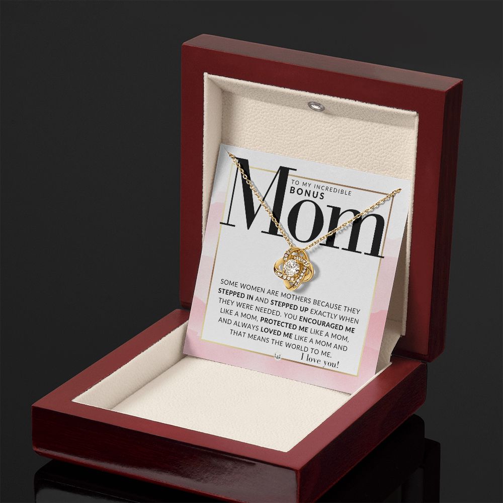 Incredible Bonus Mom Gift - Present for Stepmom, Bonus Mom, Second Mom, Unbiological Mom, or Other Mom - Great For Mother's Day, Christmas, Her Birthday, Or As An Encouragement Gift