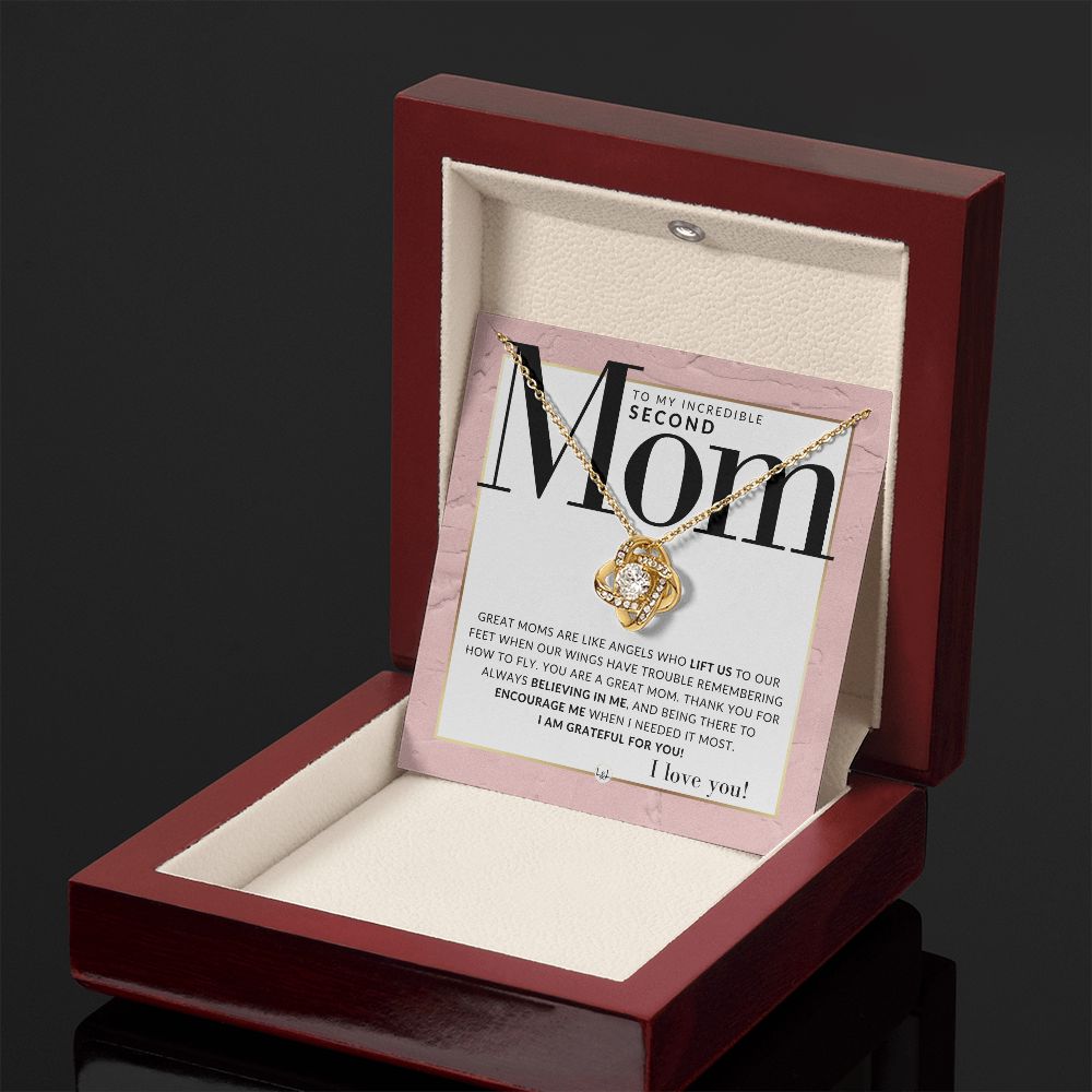Second Mom Gift - Present for Stepmom, Bonus Mom, Second Mom, Unbiological Mom, or Other Mom - Great For Mother's Day, Christmas, Her Birthday, Or As An Encouragement Gift