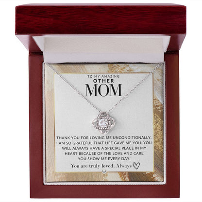 Other Mom Gift - Truly Loved - Present for Stepmom, Bonus Mom, Second Mom, Unbiological Mom, or Other Mom - Great For Mother's Day, Christmas, Her Birthday, Or As An Encouragement Gift
