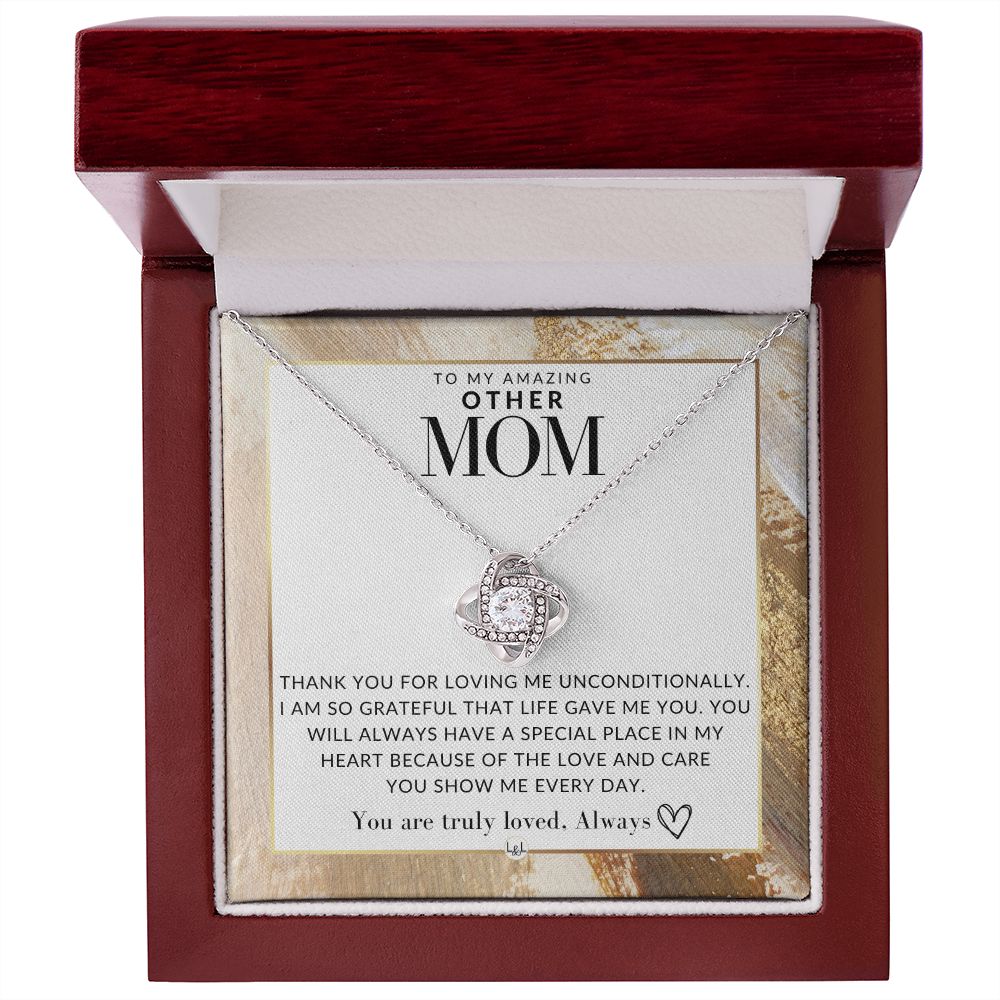 Bonus Mom Gift - Present for Stepmom, Bonus Mom, Second Mom, Unbiological Mom, or Other Mom - Great for Mother's Day, Christmas, Her Birthday, or As