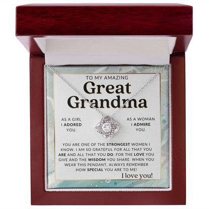 Great Grandma Gift From Granddaughter - Sentimental Gift Idea - Great For Mother's Day, Christmas, Her Birthday, Or As An Encouragement Gift - Liliana and Liam