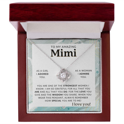 Mimi Gift From Granddaughter - Sentimental Gift Idea - Great For Mother's Day, Christmas, Her Birthday, Or As An Encouragement Gift - Liliana and Liam