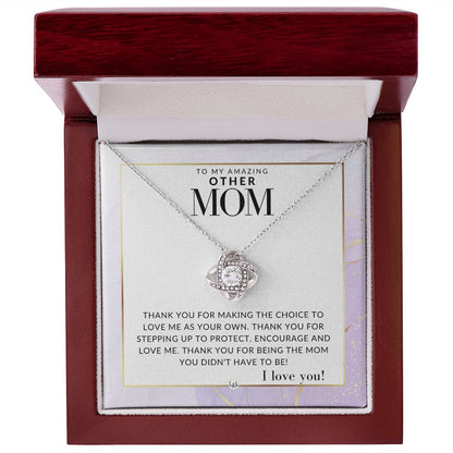 Other Mom Gift - Thank You - Present for Stepmom, Bonus Mom, Second Mom, Unbiological Mom, or Other Mom - Great For Mother's Day, Christmas, Her Birthday, Or As An Encouragement Gift - Liliana and Liam