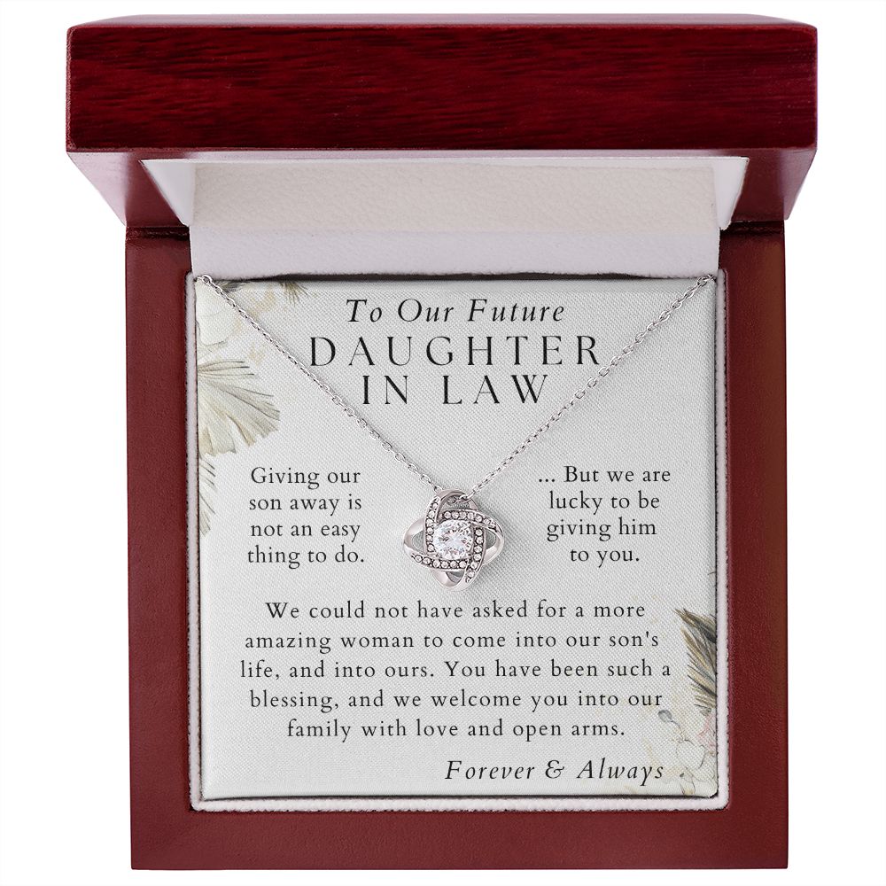 Welcome - Gift for Future Daughter in Law - From Future in Laws - From In Laws - Wedding Present, Christmas Gift, Birthday Gifts for Her