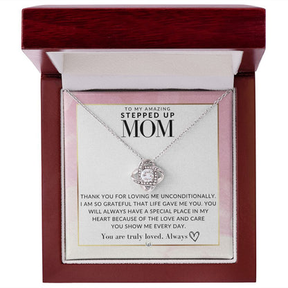 Stepped Up Mom Gift - Truly Loved - Present for Stepmom or Stepmother - Great For Mother's Day, Christmas, Her Birthday, Or As An Encouragement Gift - Liliana and Liam
