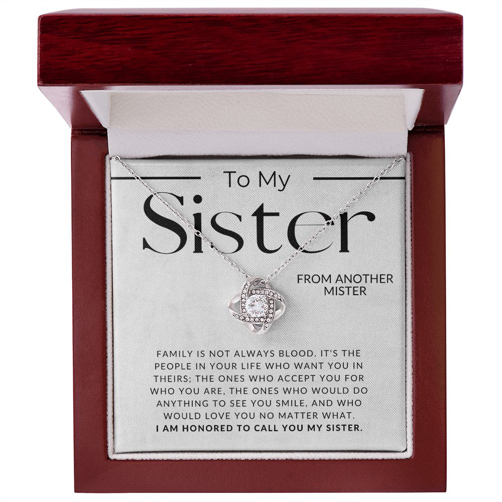 My Sister From Another Mister - For My Best Friend (Female) - Bonus Sister, Step Sister, Sister In Law - Christmas Gift, Birthday Present, Galantines Day Gifts