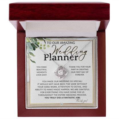 Wedding Event Planner Gift - Thank You From The Couple - Gratitude Gift, Token of Appreciation , Beach and Destination Wedding Theme - Liliana and Liam